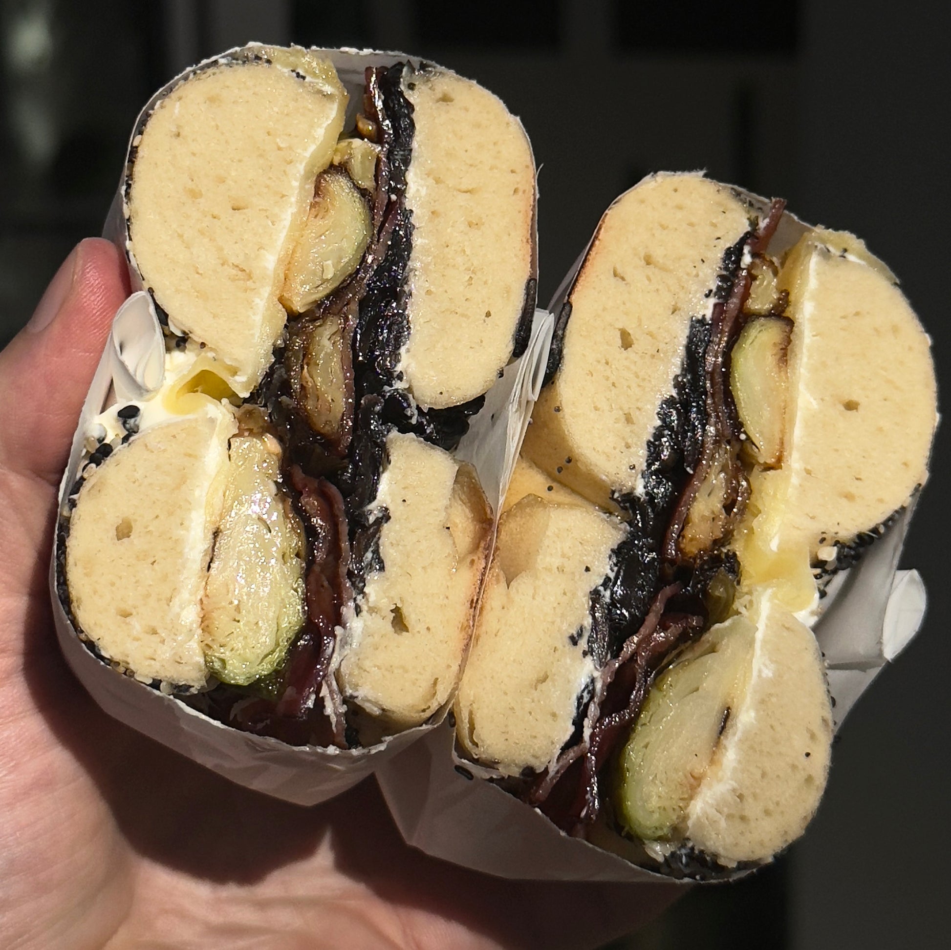 Бейгъл с Гъби и Бекон